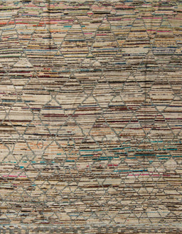 Abstract Camel Brown Modern Rug, abs5123