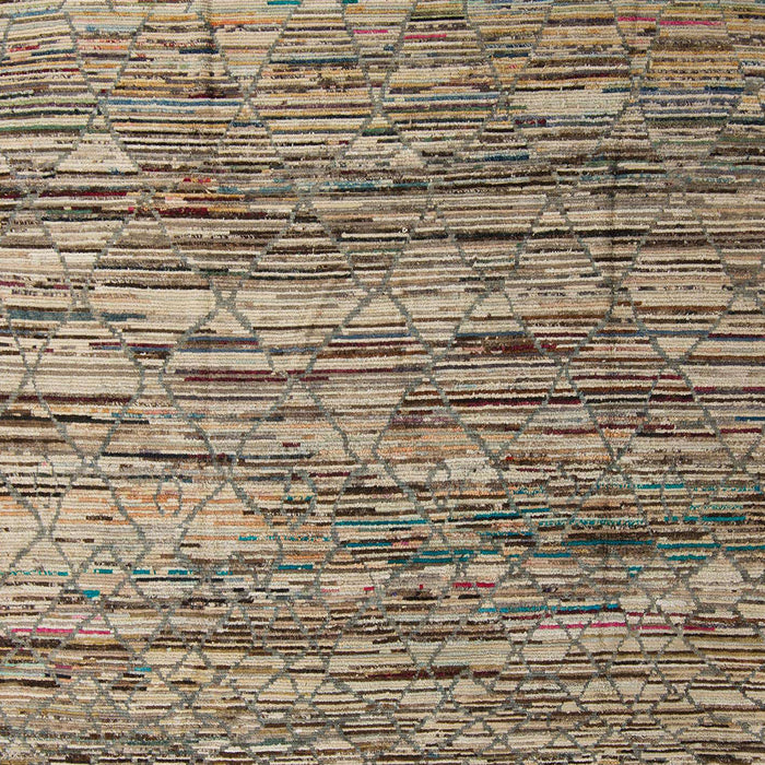 Abstract Camel Brown Modern Rug, abs5123