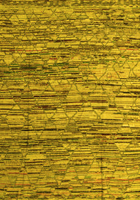 Abstract Yellow Modern Rug, abs5123yw