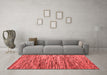 Modern Red Washable Rugs