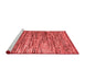 Modern Red Washable Rugs