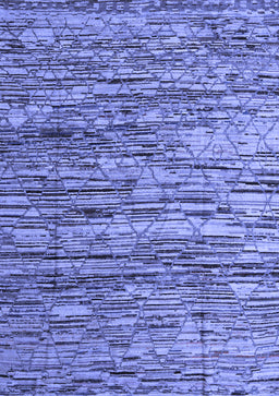 Abstract Blue Modern Rug, abs5123blu