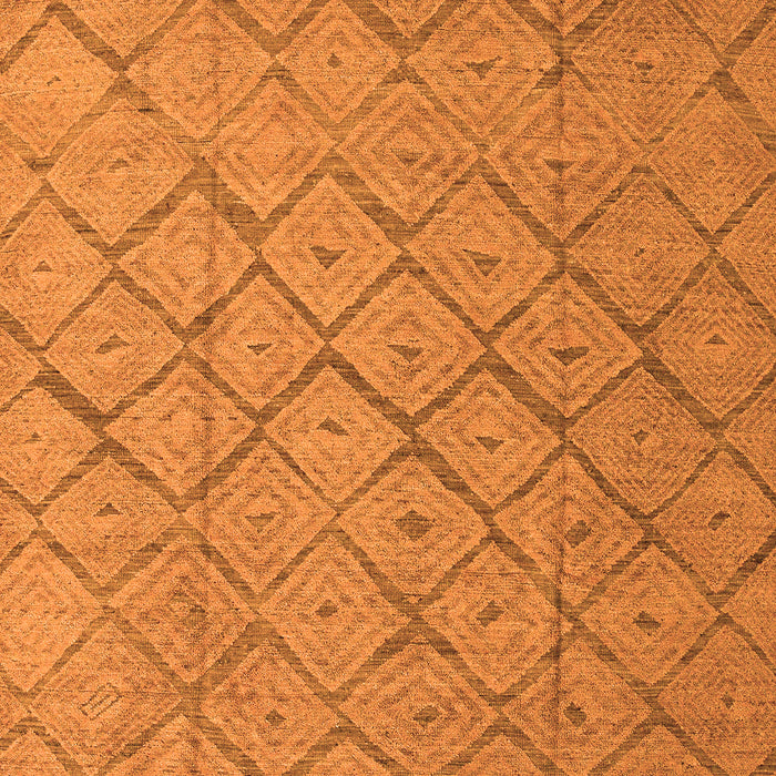 Machine Washable Abstract Orange Modern Area Rugs, wshabs5124org