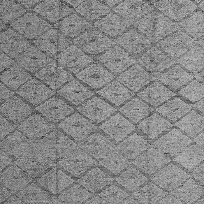 Square Abstract Gray Modern Rug, abs5124gry