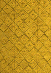 Abstract Yellow Modern Rug, abs5124yw