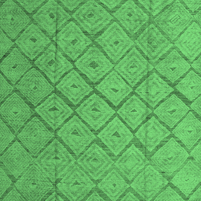 Abstract Emerald Green Modern Rug, abs5124emgrn