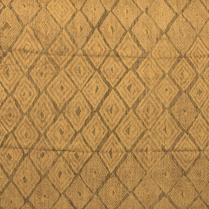 Square Machine Washable Abstract Brown Modern Rug, wshabs5124brn