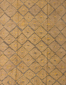 Abstract Yellow Modern Rug, abs5124