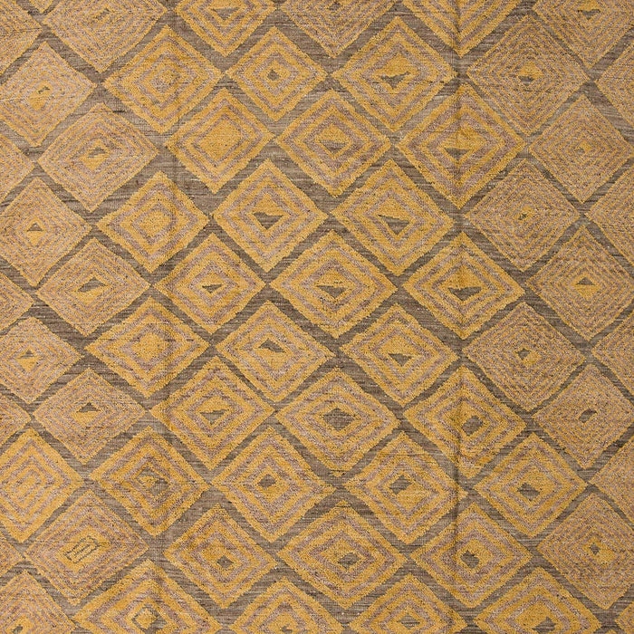 Abstract Yellow Modern Rug, abs5124