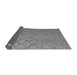 Sideview of Abstract Gray Modern Rug, abs5124gry