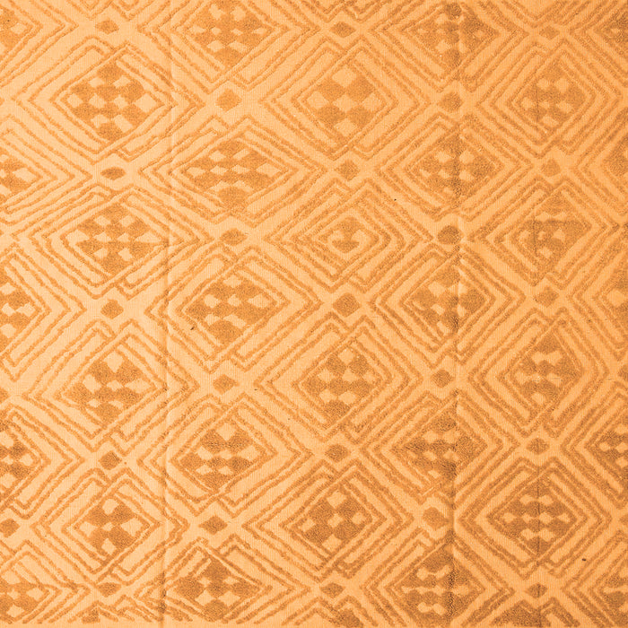 Square Abstract Orange Modern Rug, abs5125org