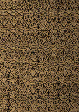 Abstract Brown Modern Rug, abs5126brn