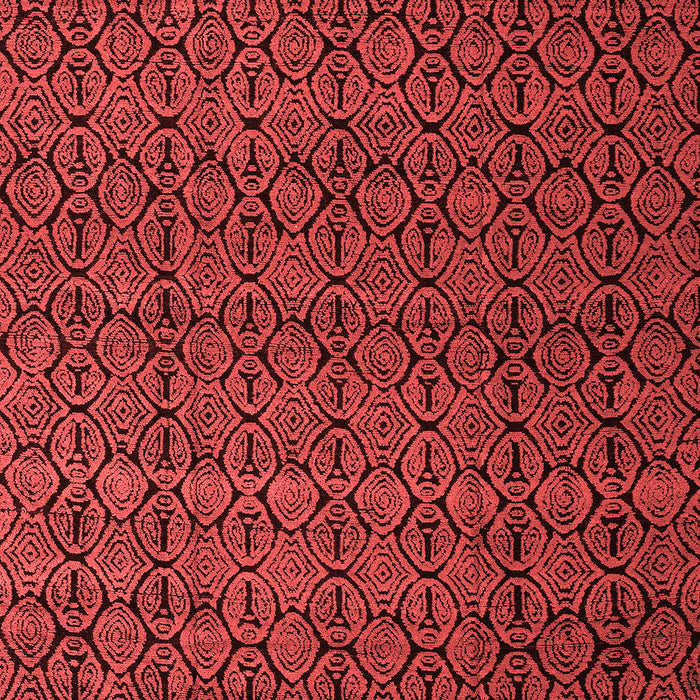 Machine Washable Abstract Red Modern Rug, wshabs5126red