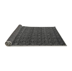 Sideview of Abstract Gray Modern Rug, abs5126gry