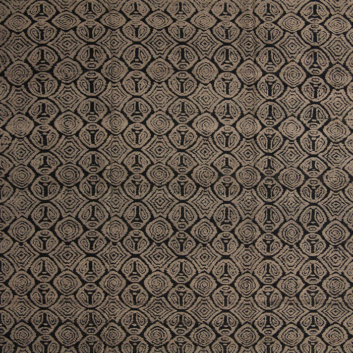 Square Machine Washable Abstract Dark Almond Brown Rug, wshabs5126