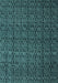 Machine Washable Abstract Light Blue Modern Rug, wshabs5126lblu