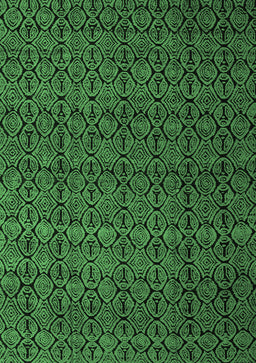 Abstract Emerald Green Modern Rug, abs5126emgrn