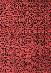 Abstract Red Modern Rug, abs5126red