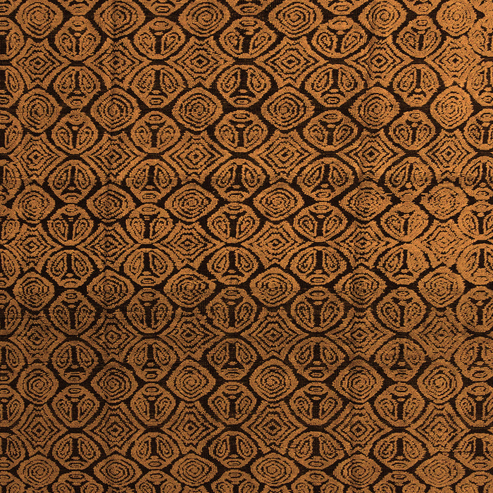 Square Abstract Orange Modern Rug, abs5127org