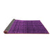 Sideview of Abstract Purple Modern Rug, abs5127pur