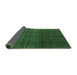 Sideview of Abstract Emerald Green Modern Rug, abs5127emgrn