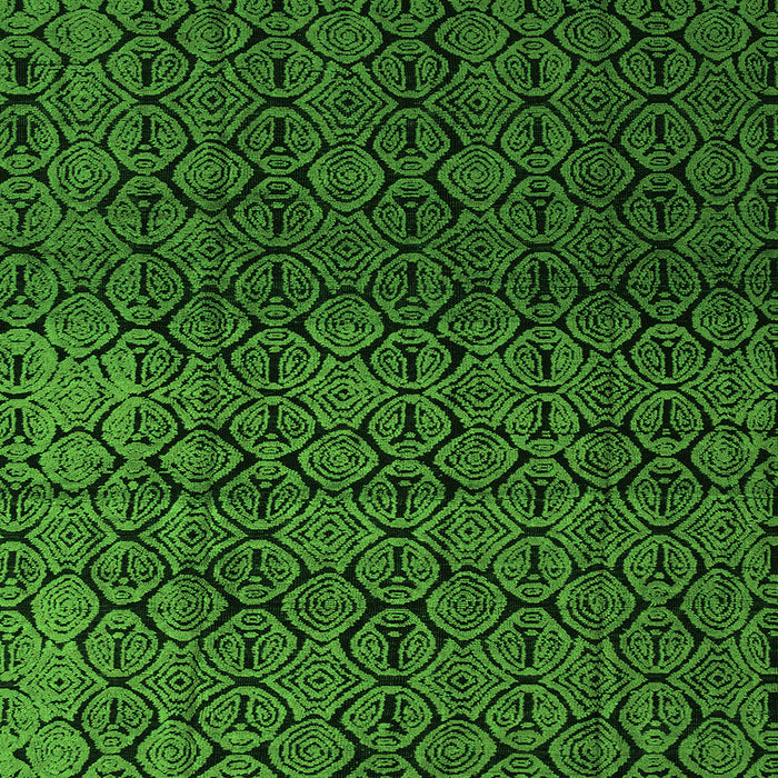 Square Abstract Green Modern Rug, abs5127grn