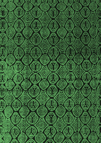 Abstract Emerald Green Modern Rug, abs5127emgrn