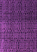 Machine Washable Abstract Purple Modern Area Rugs, wshabs5127pur