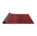 Abstract Red Modern Area Rugs