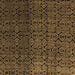 Square Abstract Brown Modern Rug, abs5127brn