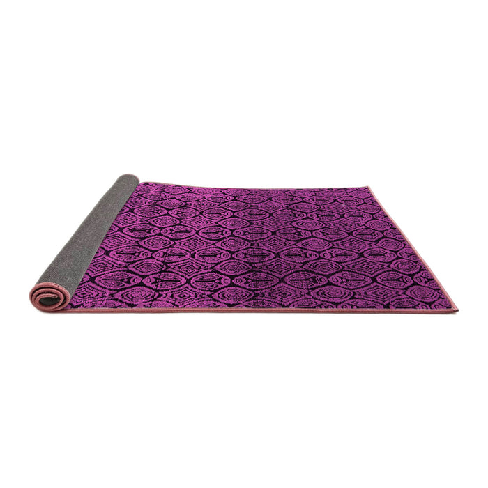 Sideview of Abstract Pink Modern Rug, abs5127pnk