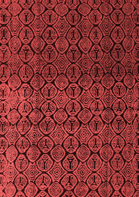 Abstract Red Modern Rug, abs5127red