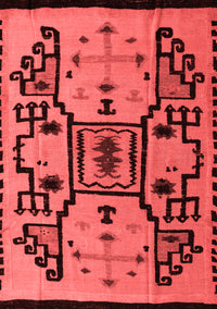 Abstract Red Modern Rug, abs5128red