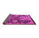 Sideview of Abstract Pink Modern Rug, abs5128pnk