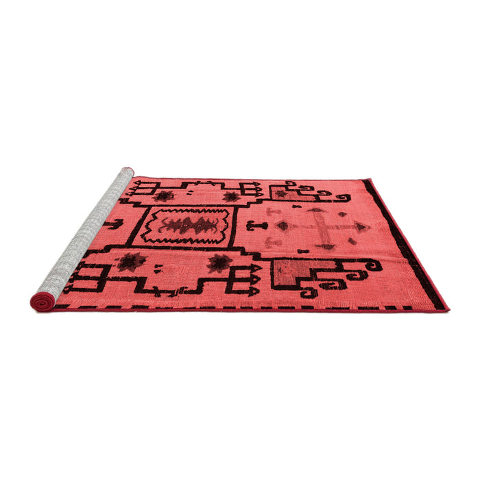 Modern Red Washable Rugs