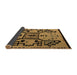 Sideview of Abstract Brown Modern Rug, abs5128brn