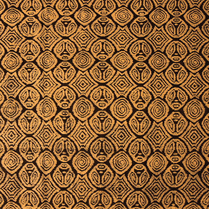 Square Machine Washable Abstract Orange Modern Area Rugs, wshabs5129org