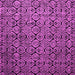 Square Abstract Pink Modern Rug, abs5129pnk