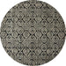 Round Machine Washable Abstract Sand Brown Rug, wshabs5129