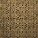 Square Abstract Brown Modern Rug, abs5129brn