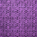 Square Machine Washable Abstract Purple Modern Area Rugs, wshabs5129pur