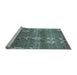 Sideview of Machine Washable Abstract Light Blue Modern Rug, wshabs512lblu