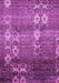 Machine Washable Abstract Purple Modern Area Rugs, wshabs512pur