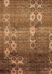 Abstract Brown Modern Rug, abs512brn