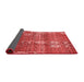 Abstract Red Modern Area Rugs