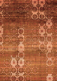 Abstract Orange Modern Rug, abs512org