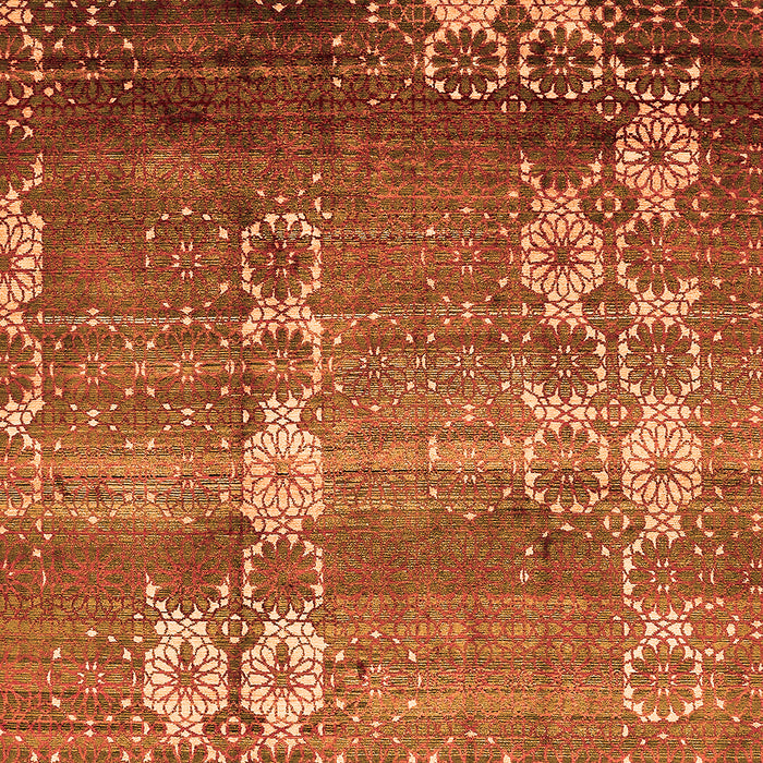 Abstract Orange Modern Rug, abs512org