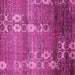 Square Abstract Pink Modern Rug, abs512pnk