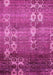 Machine Washable Abstract Pink Modern Rug, wshabs512pnk