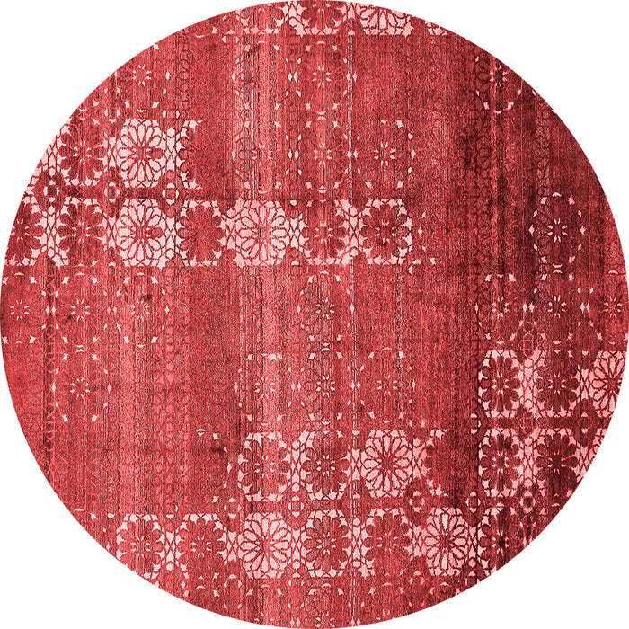 Abstract Red Modern Rug, abs512red